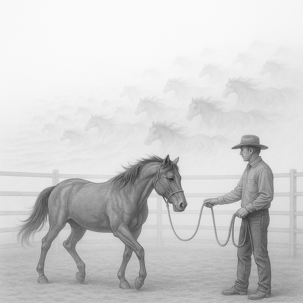 Horse training timing