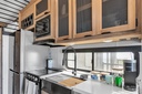Kitchen counter, sink and window